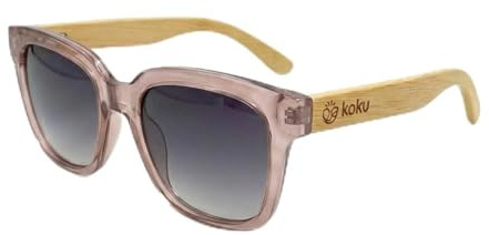 KOKU Gafas de Sol Polarizadas - Colección Retro Vibe - Diseño Vintage Clásico para Hombre y Mujer con Protección UV400 y funda de corcho