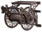Liberty Garden, Modell 707, dekorative Schlauchtrommel mit Wandhalterung und Schlauchführung, bronzefarben