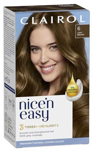 Nice 'n Easy Natural Light Neutral Brown Permanent Hair Dye 116/6