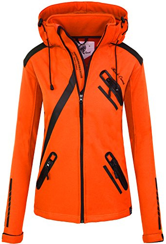 Rock Creek Softshelljacke Damen Outdoor D-371 | Wasserabweisende Übergangsbekleidung, funktionale Wanderjacke für Frauen, Camping, Freizeit und wechselhaftes Wetter