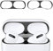 kwmobile Staubschutz Sticker kompatibel mit Apple AirPods Pro - Metallstaub Schutz Aufkleber Skins in Schwarz
