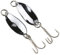 Mikado 1x Trout Ice Spoon Forellen Mini Blinker Schlepplöffel 2,2cm/1,4g/Silber/Silber