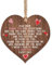 A present for mum | I love you mum present gifts | best mum ever in the world | handmade plaque presents | heart wooden hanging plaques | mother from daughter thank you | christmas