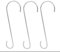 Garden Mile Set of 3 S hooks for hanging Strong Rust Resistant S hooks large for Hanging multiple items, Bird Feeder Hooks Hanging basket Hook Garden Outdoor Hanging Heavy Duty (Set of 3 'S' Hooks)