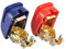 1 Pair Quick Release 12V Battery Terminals Clamps Connectors for Car Caravan Motorhome (Red and Blue)