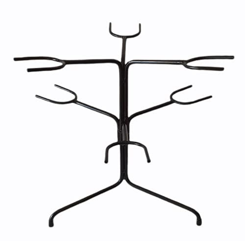 Six Glass Gin, Cocktail, Champagne, Wine Serving Tree (Gold)