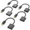 BENFEI Adaptateur DisplayPort vers VGA,DP vers VGA plaqué Or (mâle vers Femelle) Compatible pour Lenovo, Dell, HP, ASUS,Lot de 5