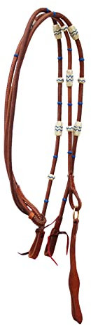 Challenger Amish USA Horse Western Tack Leather Rawhide Romal Reins 66RT36RB