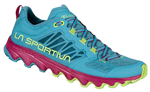 LA Sportiva Helios III Woman, Damen-Laufschuhe, Topaz/Red Plum, Größe 36,5
