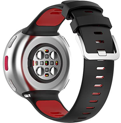 TopTen Uhrenarmband kompatibel mit Polar Vantage V2, Silikonarmband, Ersatzarmband