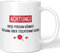 JUNIWORDS Tasse, Achtung! Diese Person könnte tagelang über Tischtennis reden, Weiß (1005865)