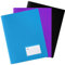 3 x 110 Pockets A4 Folder with Plastic Sleeves, A4 Display Folder, Display Book, Presentation Folders for Individuals, School, Offices (3 Colours)