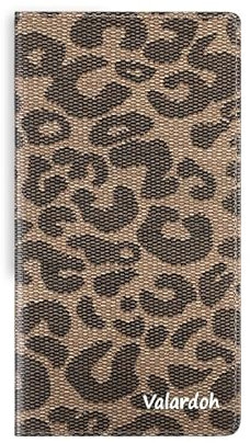 Valardoh Premium Auto Registrierung und Versicherung Kartenhalter, Auto Dokumentenhalter für Karten, Führerschein & andere wichtige Dokumente (Schwarz), Leopard, Large, Modern