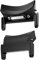 Niboow Uhrenarmband Connectoren für Samsung Galaxy Watch 6/5/4 40/44/45/43/47mm Uhrenadapter, Metall Armband Adapter für Galaxy Watch 4 Classic - Schwarz