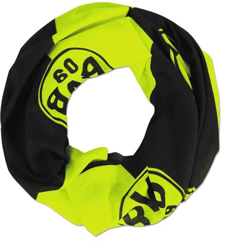 BVB MULTIFUNKTIONSTUCH NEON: Vielseitiges Schlauchtuch für Hals, Nacken und Kopf, ideal für Outdoor-Aktivitäten wie Wandern, Joggen, Radfahren; Gut erkennbar dank Neon-Farben, aus 100 % Polyester