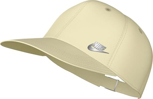 Nike Unisex U Nk Df Club Cap S Cb Mtfut L Kappe, Coconut Milk/Metallic Silver, S/M