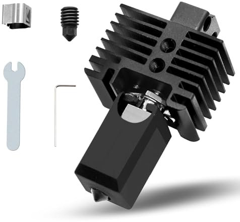 IMETRX Aggiornato Bambu Lab X1/P1P Hotend ad alta temperatura 500 ℃ con ugello in acciaio extra temprato per Bambu Labs X1, P1P stampante 3D estrusore Hot End Upgrade