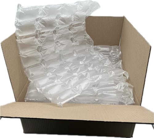 24m Luftpolstermatte Luftpolsterkissen Groß trennbar 125x400mm Luftpolsterkissen Verpackungsmaterial Luftpolsterkette