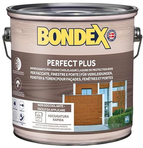 Bonde Perfect Plus impregnante pper lesgno esterno noce chiaro 2,5 lt