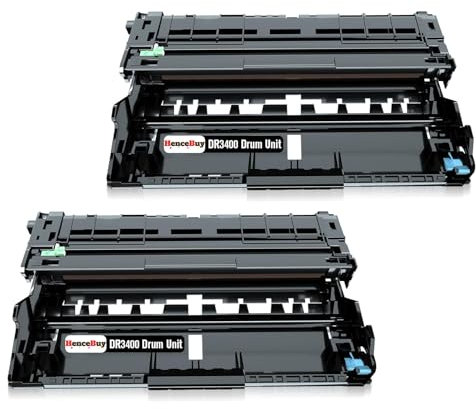 HenceBuy DR3400 Trommel Kompatibel für Brother DR-3400 Trommeleinheit für DCP-L5500DN HL-L5100DN HL-L5100DNT HL-L5100DNTT HL-L5200DW HL-L6300DW HL-L6400DW MFC-L5700DN MFC-L5750DW MFC-L6800DW (2-Pack)