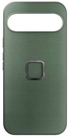 Peak Design Handyhülle für Google Pixel 9 Pro XL, Salbei, schlankes Profil, Fallschutz, wetterfeste Stoffschale, SlimLink verbindet sich mit Handyhalterungen & Gear