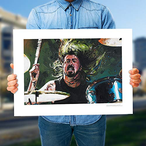 Jos Hoppenbrouwers Poster Dave Grohl, Nirvana, 100 x 70 cm