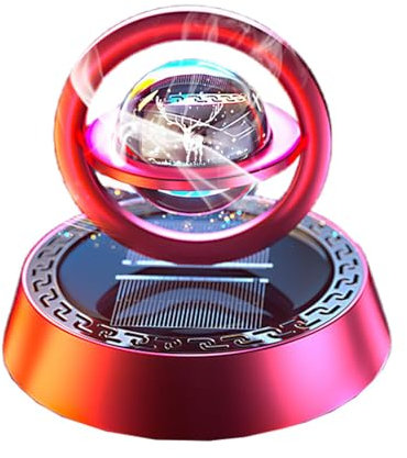 Aromatherapy Car Diffuser mit Solar-Power | Innovative Air Freshener mit austauschbaren Tablets | Funktion als Auto-Luftreiniger und dekoratives Zubehör | perfekt für Männer und Frauen auf dem Go