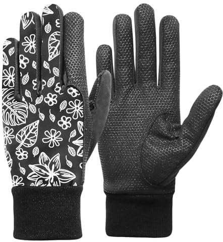 LOVMEAD Winter Golf Handschuhe Herren Damen Grip Performance 1 Paar, Kaltes Wetter Winddicht Wasserdicht Größe Samll Medium ML Large XL (Dunkel, M/L)