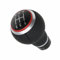 Malcayang Schaltknauf Schalthebelkopf 5R-Gang Schaltgetriebe Griff Für Au*di A4 B6 B7 B8 S4 8K A5 8T Q5 8R Seat Leon MK1 Ibiza 6J Passat Golf MK4 (Rot)