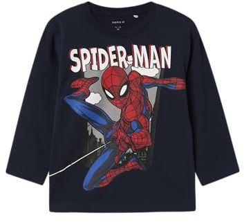 NAME IT Boy Oberteil mit Langen Ärmeln Spider-Man | Long Sleeved Top