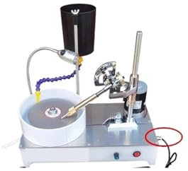 Edelstein-Facettiermaschine, Präzisions-Schmuck-Jade-Schleifpoliermaschine, einstellbare Rotationsgeschwindigkeit, Rock-Juwel-Winkelpolierer für effizienteres Schleifen(Normal)
