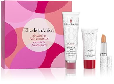 Elizabeth Arden Geschenkset Eight Hour: Hautschutzcreme 50ml & Lippenschutzstift 3,7g & Intensive Feuchtigkeitsspendende Handcreme 30ml, Geschenkbox für Damen