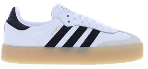 Adidas Damen Ftwwht/Green/Owhite SAMBAE W FTWR whiteGreen/Off White 9 US, Cloud White Core Black Gum, 36 EU
