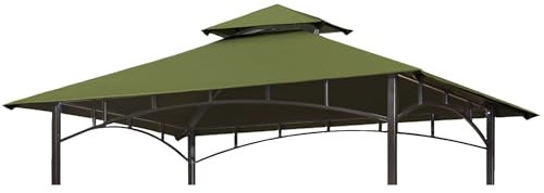 Eurmax USA Hochleistungs-Grill-Pavillon-Überdachung, Ersatzabdeckung, 12,7 x 20,3 cm, (Zitronengrün