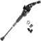Point Mountainbike & E-Bike 26-29 mit 3 Schellen und Gummifuß-Wetterfester Fahrradständer Hinterrad mit Direktmontage, aus Aluminium Robuster Stand, Schwarz