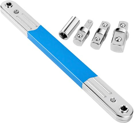 Iouyjiu Verlängerungsschlüssel Für Enge Reichweite,Kfz Ratschenschlüssel Werkzeug - Stecknuss Ratschenschlüssel Verlängerung für enge Räume bei Motorradwartung Autoreparatur LKW Wartung Fahrradwartung