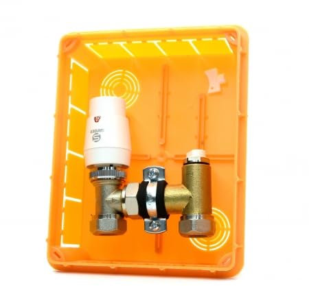 RTL BOX Unterputz Rücklauftemperaturbegrenzungs-Set mit Thermostat
