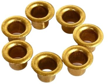 Copper Hollow Rivet Nuts M0.9 M1.3 M1.5 M2 M2.5 M3 M4 M5 M6 Brass Tubular Rivets Double-sided Circuit Board PCB Nails(5mm (100pcs),OD 3.5mm)