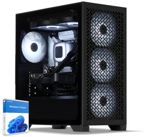 Sedatech Wasserkühlung Gaming PC • AMD Ryzen 7 5700X • RTX5060Ti • 16GB RAM • 1TB SSD M.2 • Win 11
