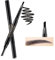 NICEFACE Augenbrauenstift Schwarz Double Ended Precision Waterproof Brow (Schwarz/Black# 1)