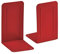 Acrimet Premium Buchstützen aus Metall rutschfest Schwerlast 17.5 x 10 x 11.7 cm (Rot) (1 Paar)