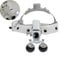 bonew-Oral Dental Fernglas Lupen Chirurgischer Glas Lupe + LED Scheinwerfer 3,5 x 280–380 mm