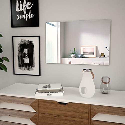 vidaXL Wandspiegel 60x40 cm Flurspiegel Badspiegel Wand Spiegel Spiegelfliesen