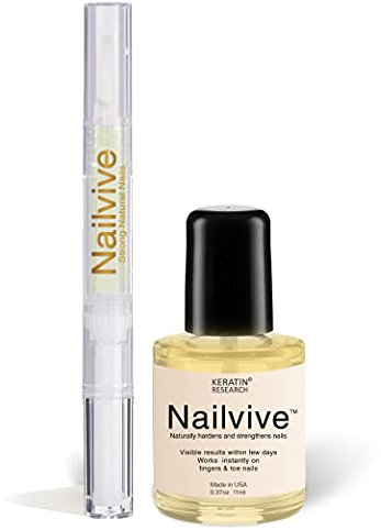 NAILVIVE Nail Serum Powerful Magic-like Silk Proteins Proven Natural Formula Strengthening Hardening nails Instantly Prevents Splits Chips Peels Cracks on Your Nails