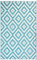 Rechteckiger Outdoor-Teppich mit geometrischem Muster in Blau 120x180 cm Hapur