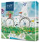 PAW - Servietten 3-lagig (33 x 33 cm) I 20 Stück I Perfekt für Geburtstage, Partys, Hochzeiten, Kommunion I Papierservietten Bunt - Blumen, Frühling, Sommer, Fahrrad I Farbe: Watercolor Bicycle
