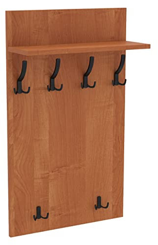 AKKE 90x60 | MAXI Garderobenpaneel Wandgarderobe Garderobe Wandpaneel Kleiderstange SCHWARZ | ERLE