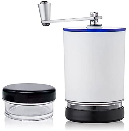 MARMODAY Moulin à café manuel pour expresso en ABS - Broyage rapide - Moulin à café conique rotatif - Pour la maison et le bureau