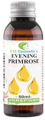 Huile d'onagre (Evening Primrose Oil) - 50 ml - Soins de la peau - 100% naturelle