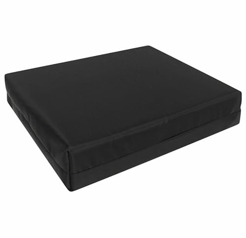 00 ComfyWise Deep Pressure Relief High Density Foam Top Wheelchair Cushion Seat Pad With Waterproof Cover (16 x 18 x 3)